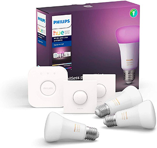 pack bombillas philips ambiance morado