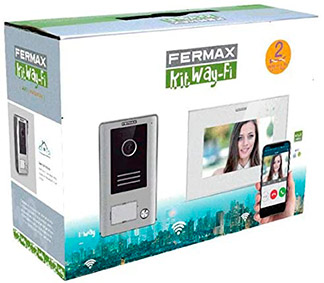 caja videoportero fermax kit way-fi