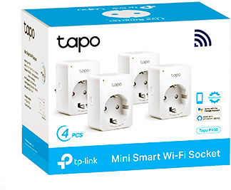 Pack de enchufes inteligentes Tapo en color blanco