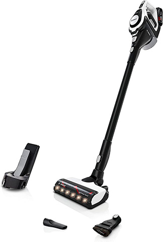Aspiradora Bosch sin cable Unlimited Serie 8 en colores blanco y negro