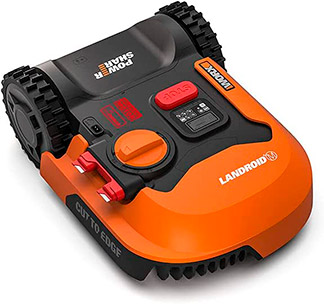 robot cortacésped naranja Worx Landroid M500