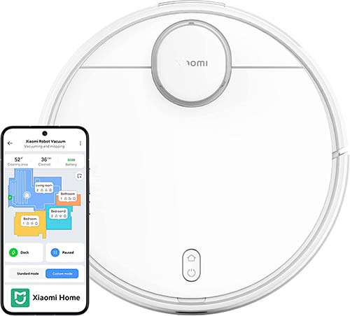 robot aspirador xiaomi s12 con smartphone