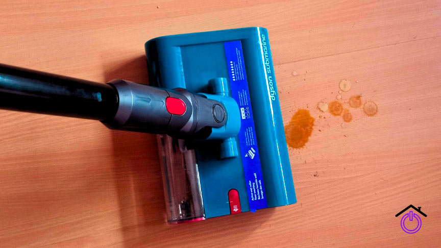 cabezal de fregado Nautik de la Dyson V15s Detect Submarine