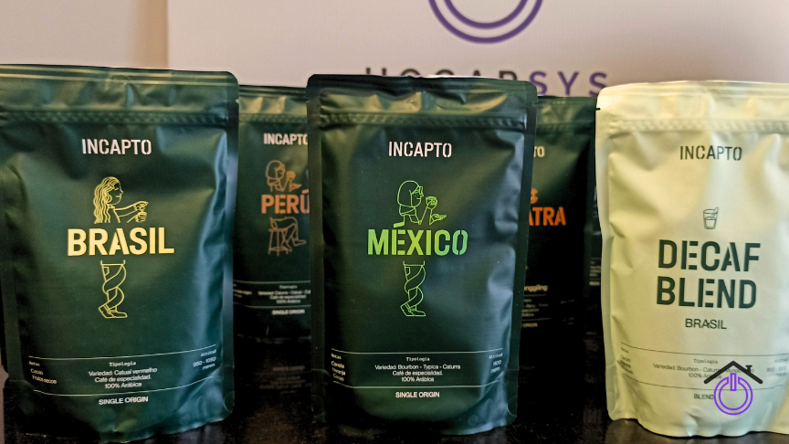 cafés de la marca Incapto
