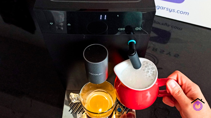 espumación cafetera Cremmaet Compact Steam