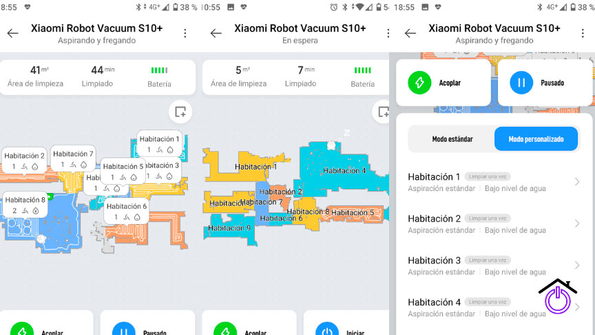 aplicación Xiaomi Robot Vacuum S10+