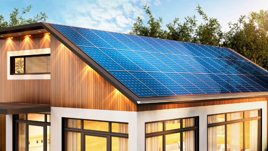 paneles solares tejado vivienda