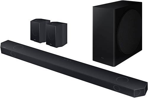 soundbar samsung q930c con subwoofer y altavoces
