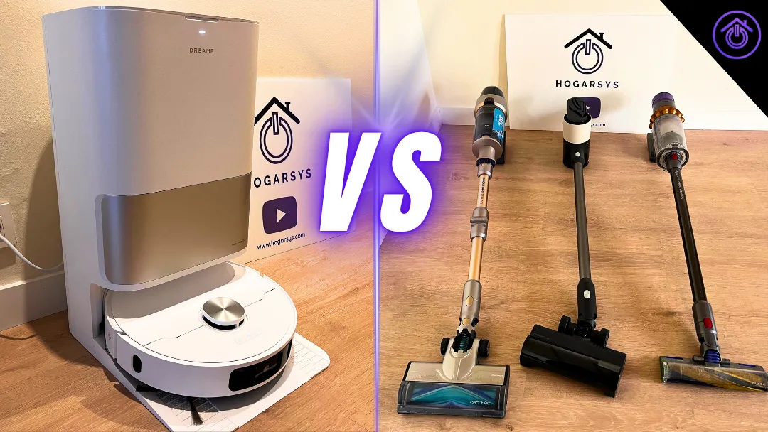 aspiradoras sin cable versus robot aspiradores