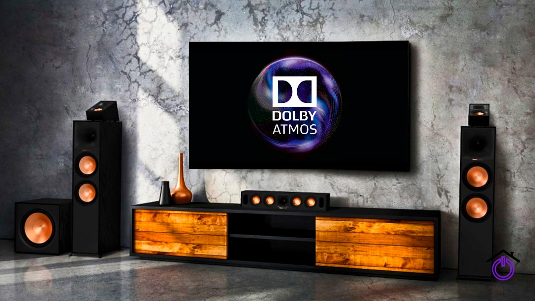 el equipo de sonido sistema dolby atmos en casa