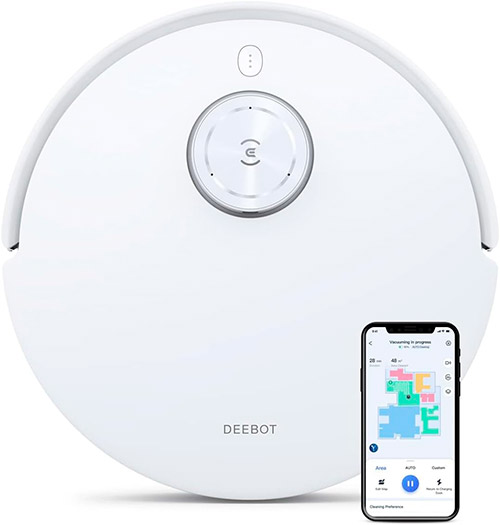 ecovacs deebot T10 con smartphone