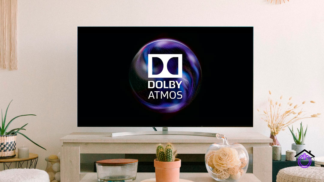 televisor mostrando lo que es dolby atmos