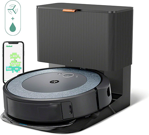 roomba robot aspirador combo i5+ azul con smartphone