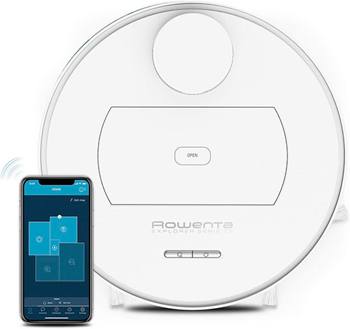 robot aspirador rowenta s75 con smartphone