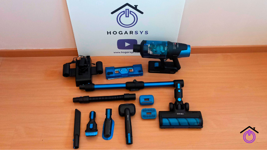 unboxing aspiradora sin cable de Cecotec Conga Rockstar 8500 Infinity Ergowet