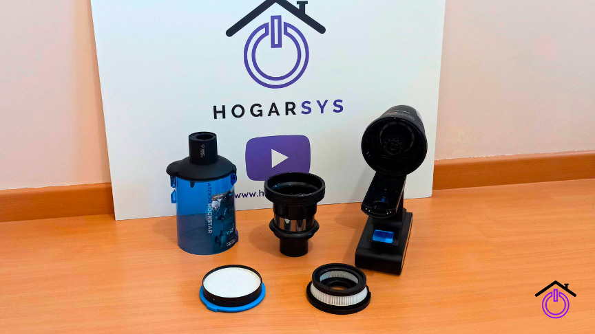 filtros aspiradora sin cable Cecotec Conga 8500
