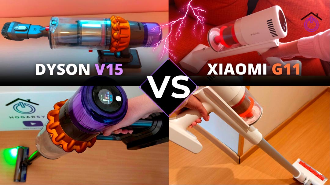Comparativa Dyson V15 vs Xiaomi G11