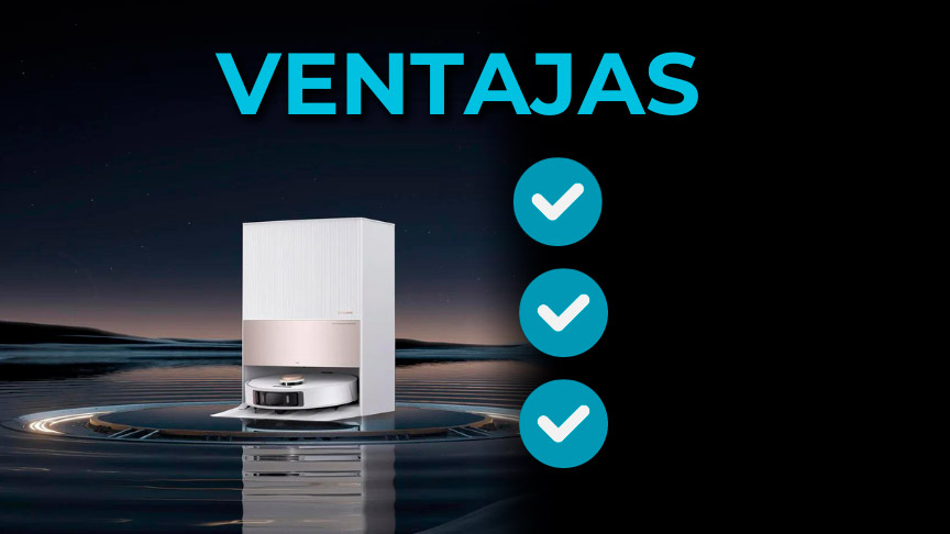 infografía ventajas robots aspiradores con autovaciado