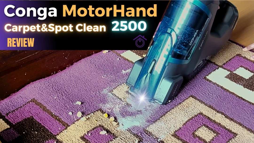 Aspiradora de mano para tapicerías Conga Motorhand Carpet&Spot de Cecotec
