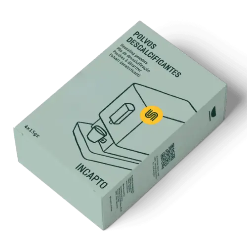 caja sobres delcacificadores cafetera