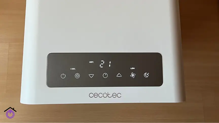 pantalla aire acondicionado portatil force clima 9550
