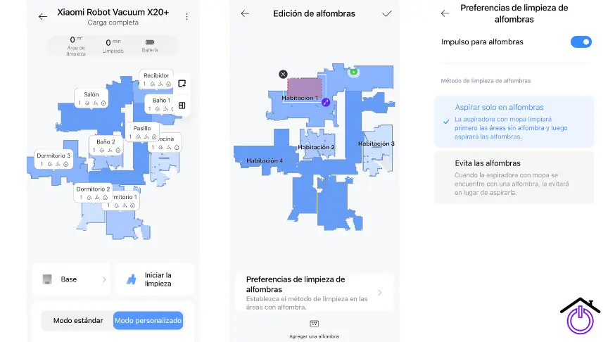 funciones de la aplicación xiaomi x20+