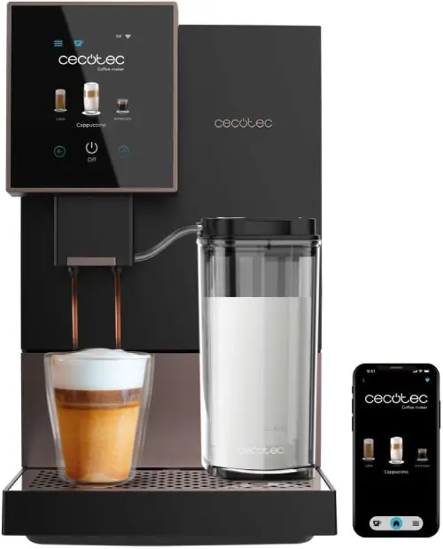 cafetera creammaet compactccino connected black rose
