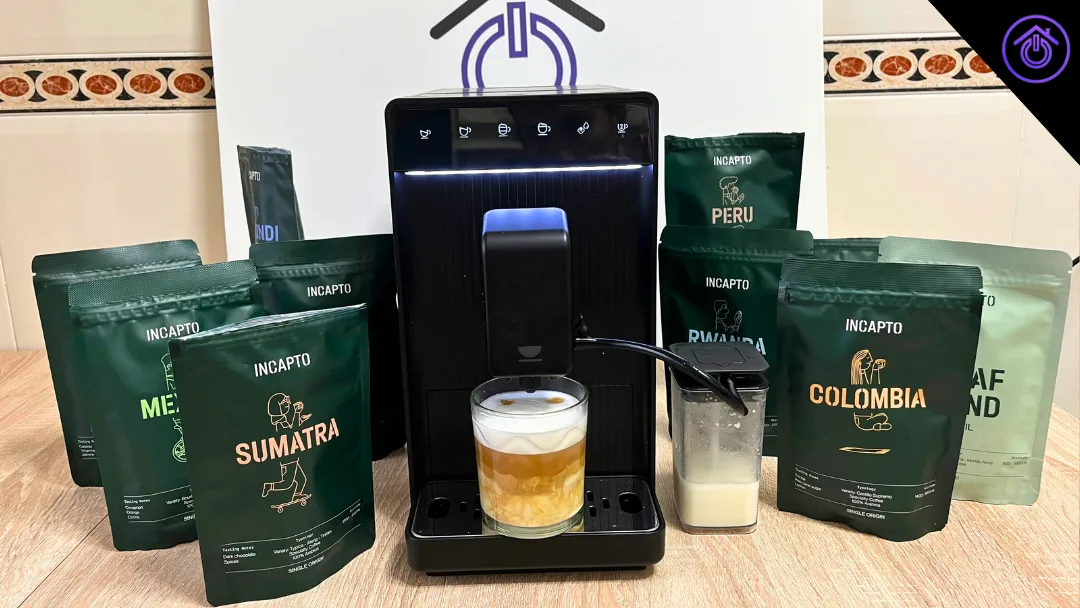 cafetera Incapto Aura Milk en la cocina