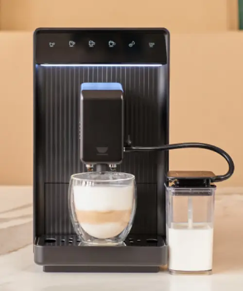 cafetera incapto aura milk con deposito y taza