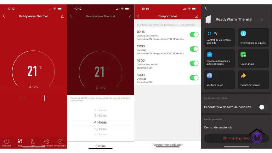 funciones app ready warm thermal connected cecotec