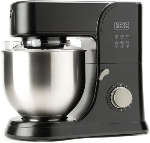 amasadora black+decker gris