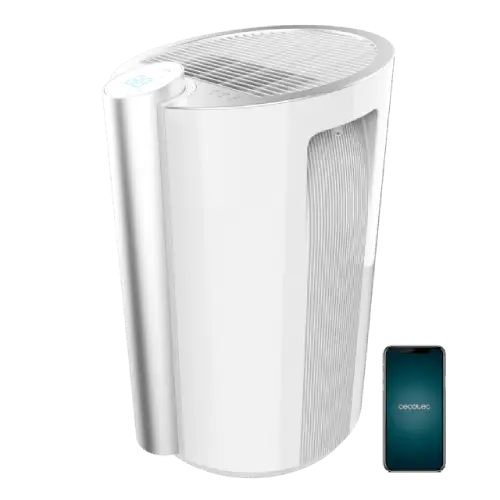 deshumidificador bigdry 9000 blanco con smartphone