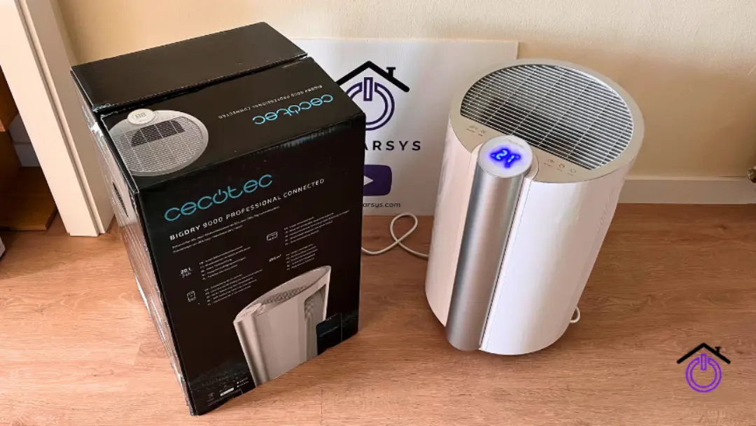 deshumidificador cecotec con embalaje