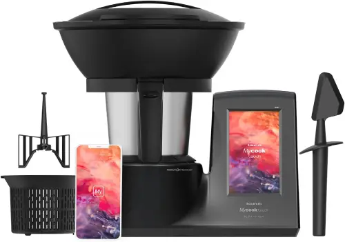 robot de cocina taurus mycook con accesorios y smartphone