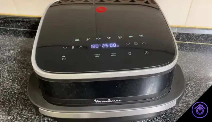 pantalla iluminada freidora de aire moulinex