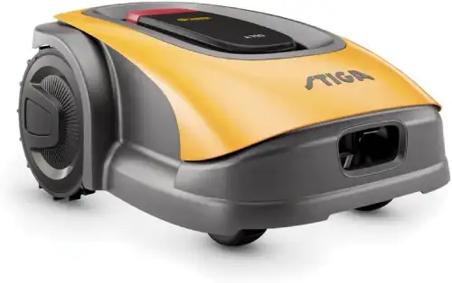robot cortacésped stiga a750 amarillo y negro