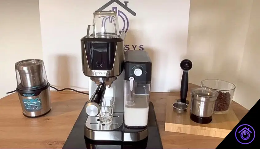 cafetera power espresso con accesosorios y molinillo