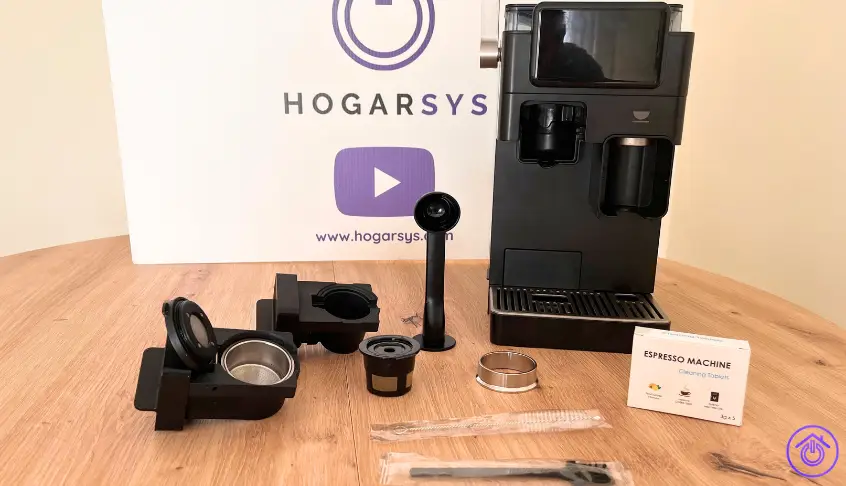 cafetera incapto juno con accesorios