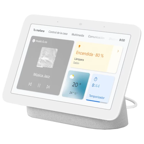 pantalla inteligente Google Nest Hub 2 en color blanco