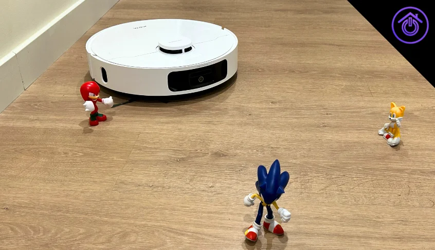 robot aspirador reconociendo objetos