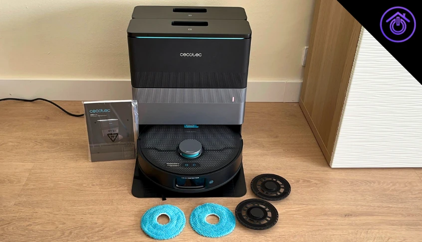 unboxing del robot aspirador Conga X70