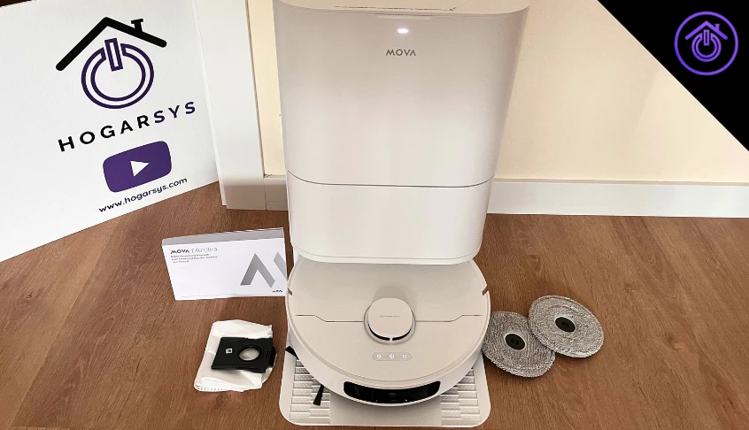 unboxing robot aspirador Mova E40 Ultra