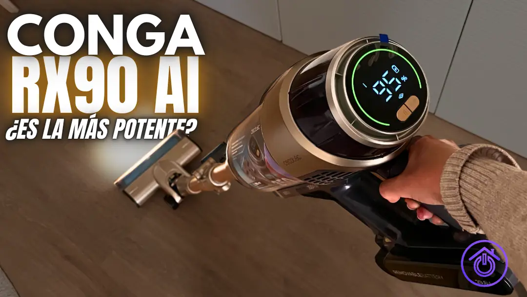 Reproducir vídeo de la Conga Rockstar RX90 A en la comparativa de aspiradoras escoba Cecotec