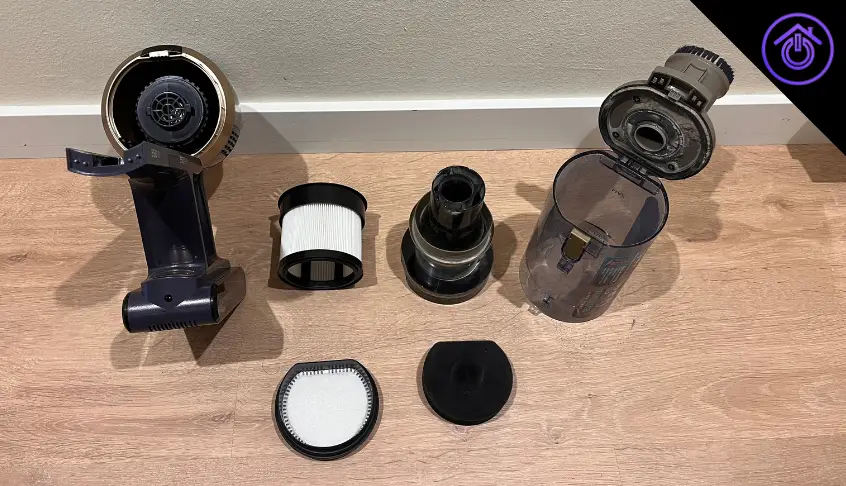 probando sistema de filtrado aspiradora conga rx90 ai por silvia