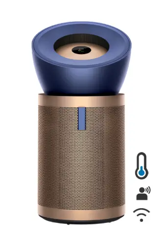 purificador de aire dyson bigquiet niquel/azul