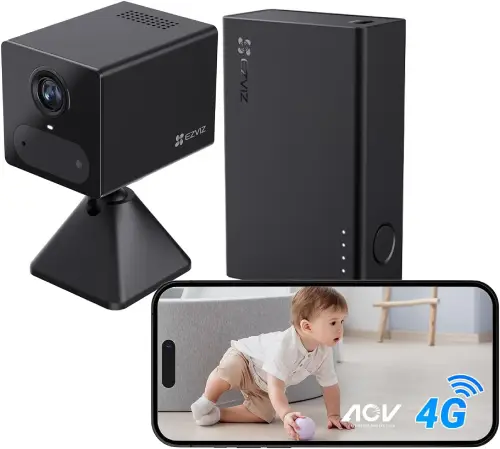 Cámara de vigilancia interior EZVIZ CB2 4G con batería