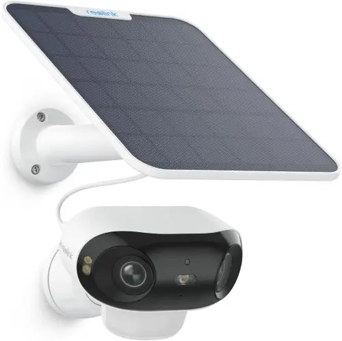 Reolink Argus 4 Pro con panel solar para vigilancia exterior panorámica