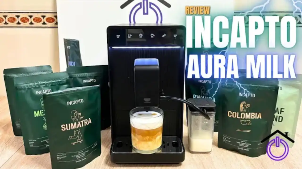 Reproducir review de la cafetera Incapto Aura Milk