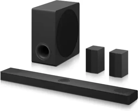 barra de sonido LG S95AR con subwoofer y altavoces traseros
